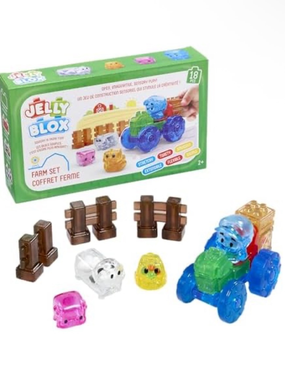 Jelly Blox Farm Building Block Set - NEW